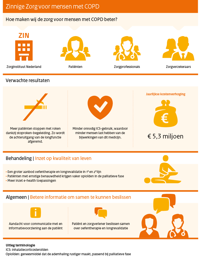 Infographic Verbetersignalement Zorgtraject van mensen met COPD