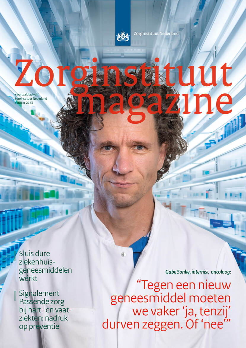 Zorginstituut Magazine cover oktober 2023